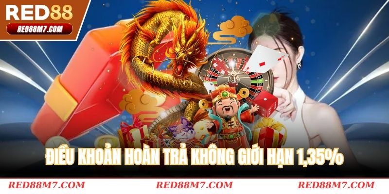 Điều kiện - điều khoản đối với ưu đãi hoàn trả không giới hạn 1,35%